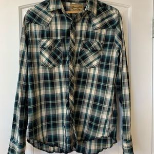 Wrangler retro button up shirt